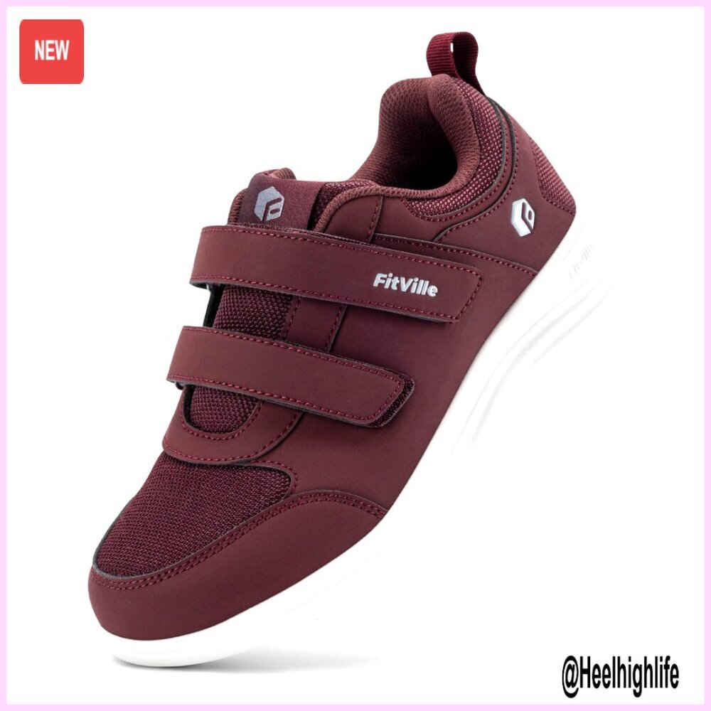 Women's Wide Width Diabetic Walking Shoes with Adjustable Straps